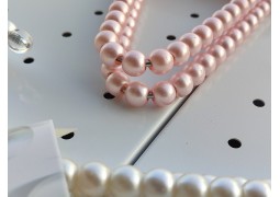 Вішалки-плечики металеві 400х10мм. з перламутровими кульками